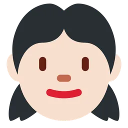 소녀: 밝은 피부 톤 — Twitter
