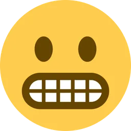 Grimacing Face — Twitter