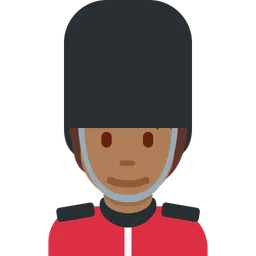 Guard: Medium-Dark Skin Tone — Twitter