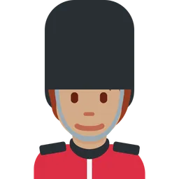 Guard: Medium Skin Tone — Twitter