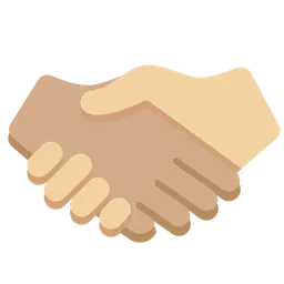 Handshake: Medium Skin Tone, Medium-Light Skin Tone — Twitter