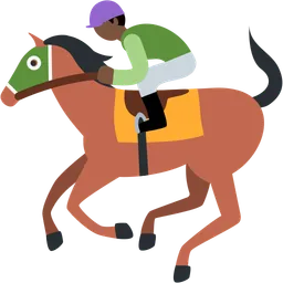 Horse Racing: Dark Skin Tone — Twitter