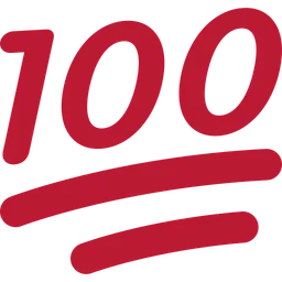 Hundred Points Symbol — Twitter