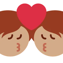 Kiss: Medium Skin Tone — Twitter