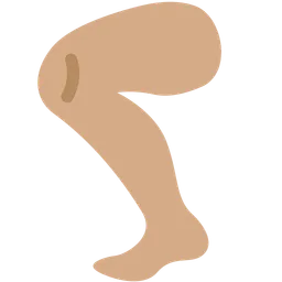 Leg: Medium Skin Tone — Twitter