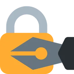 Lock with Ink Pen — Twitter