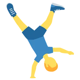 Man Cartwheeling — Twitter