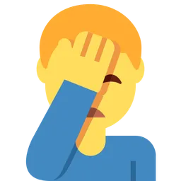 Man Facepalming — Twitter