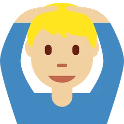Man Gesturing OK: Medium-Light Skin Tone — Twitter