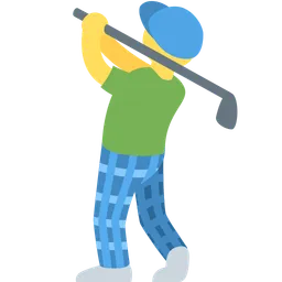 Man Golfing — Twitter