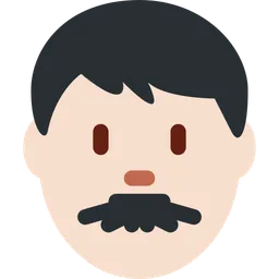 남자: 밝은 피부 톤 — Twitter