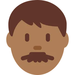 Man: Medium-Dark Skin Tone — Twitter