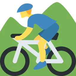 Man Mountain Biking — Twitter
