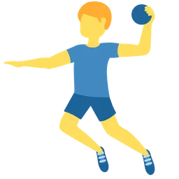 Man Playing Handball — Twitter