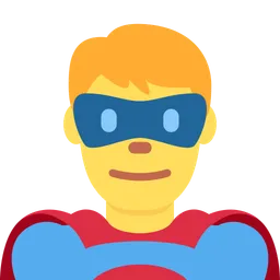 Man Superhero — Twitter