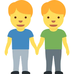 Two Men Holding Hands — Twitter