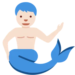 Merman: Light Skin Tone — Twitter
