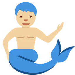 Merman: Medium-Light Skin Tone — Twitter