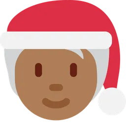 Mx Claus: Medium-Dark Skin Tone — Twitter