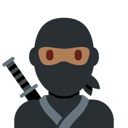 Ninja: Medium-Dark Skin Tone — Twitter
