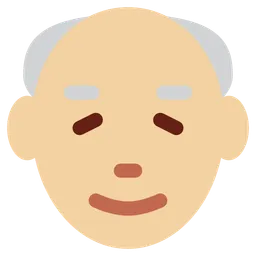 Old Man: Medium-Light Skin Tone — Twitter