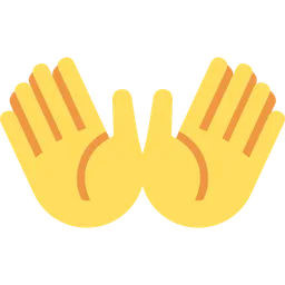Open Hands Sign — Twitter
