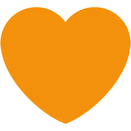 Orange Heart — Twitter