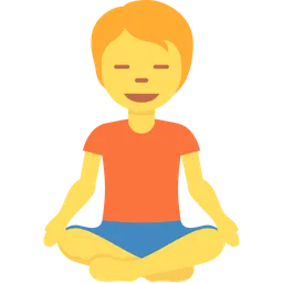 Person in Lotus Position — Twitter
