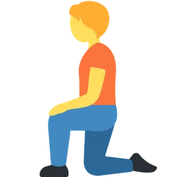 Kneeling Person — Twitter