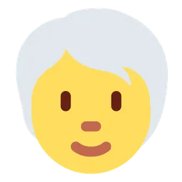 Person: White Hair — Twitter