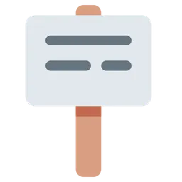 Placard — Twitter