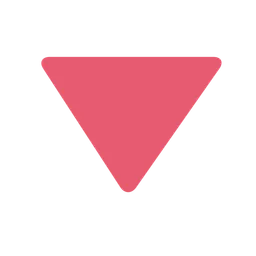 Down-Pointing Red Triangle — Twitter