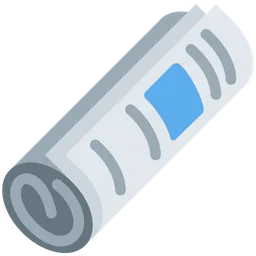Rolled-Up Newspaper — Twitter