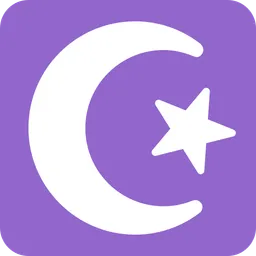 별과 초승달 — Twitter