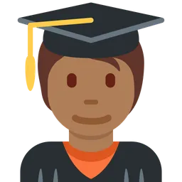 Student: Medium-Dark Skin Tone — Twitter