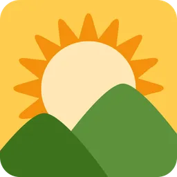 산 너머 일출 — Twitter