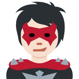 Supervillain: Light Skin Tone — Twitter