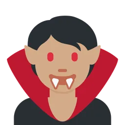 Vampire: Medium Skin Tone — Twitter