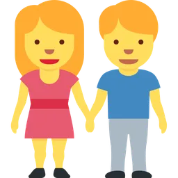 Man and Woman Holding Hands — Twitter
