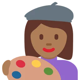 Woman Artist: Medium-Dark Skin Tone — Twitter