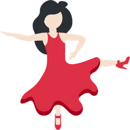 Woman Dancing: Light Skin Tone — Twitter