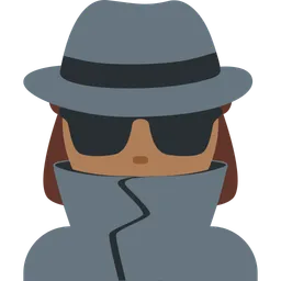 Woman Detective: Medium-Dark Skin Tone — Twitter