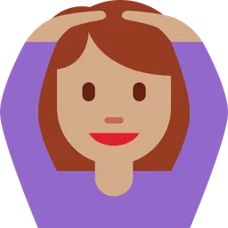 Woman Gesturing OK: Medium Skin Tone — Twitter
