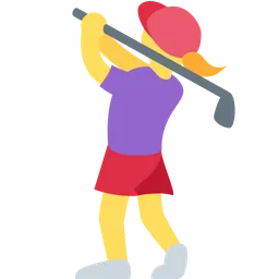 Woman Golfing — Twitter