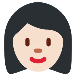여자: 밝은 피부 톤 — Twitter