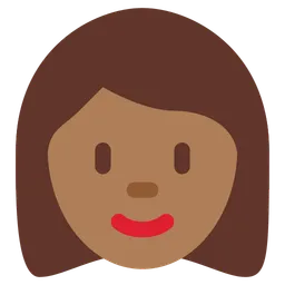 Woman: Medium-Dark Skin Tone — Twitter