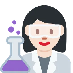 Woman Scientist: Light Skin Tone — Twitter