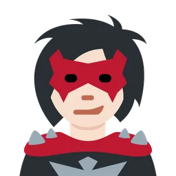 Woman Supervillain: Light Skin Tone — Twitter
