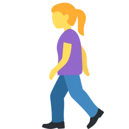 Woman Walking — Twitter
