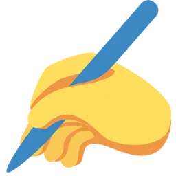 Writing Hand — Twitter